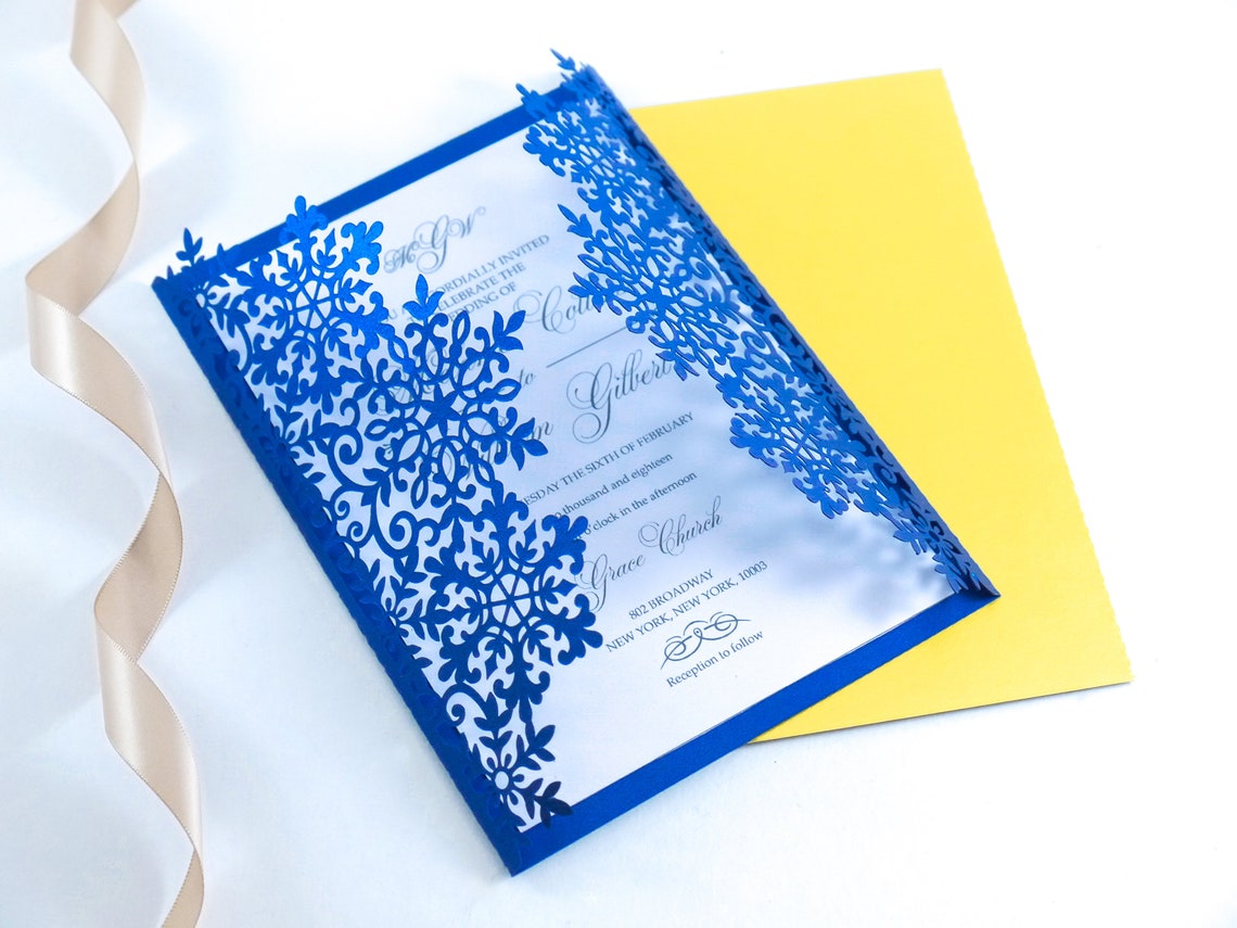 snowflakes-5x7-gate-fold-wedding-invitation-laser-cut-card-etsy