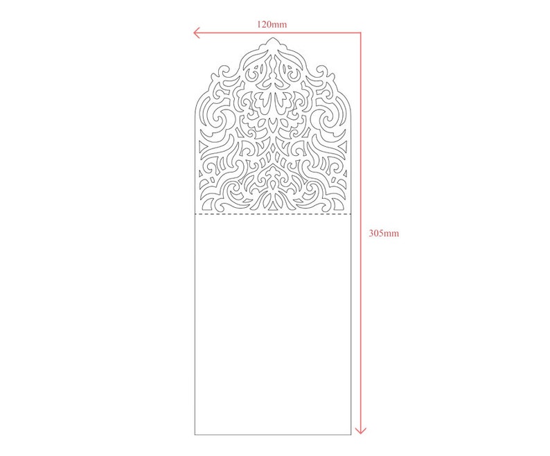 Download Wedding Invitation Pocket Envelope & Half-fold Card. SVG ...