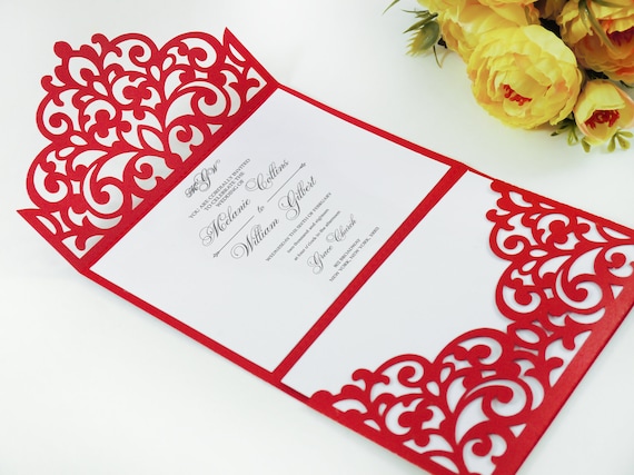 Download Horizontal Tri Fold 5x7 Wedding Invitation Pocket Envelope Svg Etsy PSD Mockup Templates