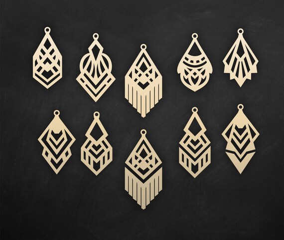 Earring designs for cricut deals