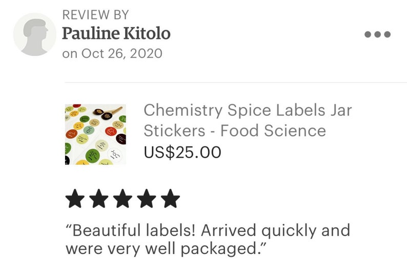 Chemistry Spice Labels Jar Stickers Food Science Herbs Spices 36 Waterproof Stickers Nerd Geek Chef Cook Kitchen House Decor Teacher image 10