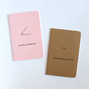 Cute Maths Notebook | Acute Angle Infinity Notebooks | Math Geometry ...