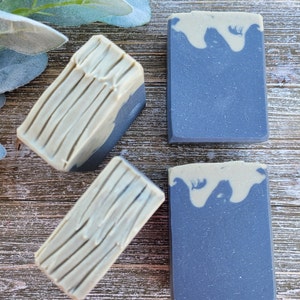 Sea Clay & Activated Charcoal | Tallow Soap | Buttermilk Soap | Bath | Body | Oatmeal | Self-care | Natural | Body Bar | Moisturize | Gift