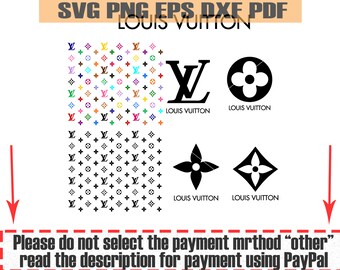 Download Free Lv Drawing Etsy SVG Cut Files