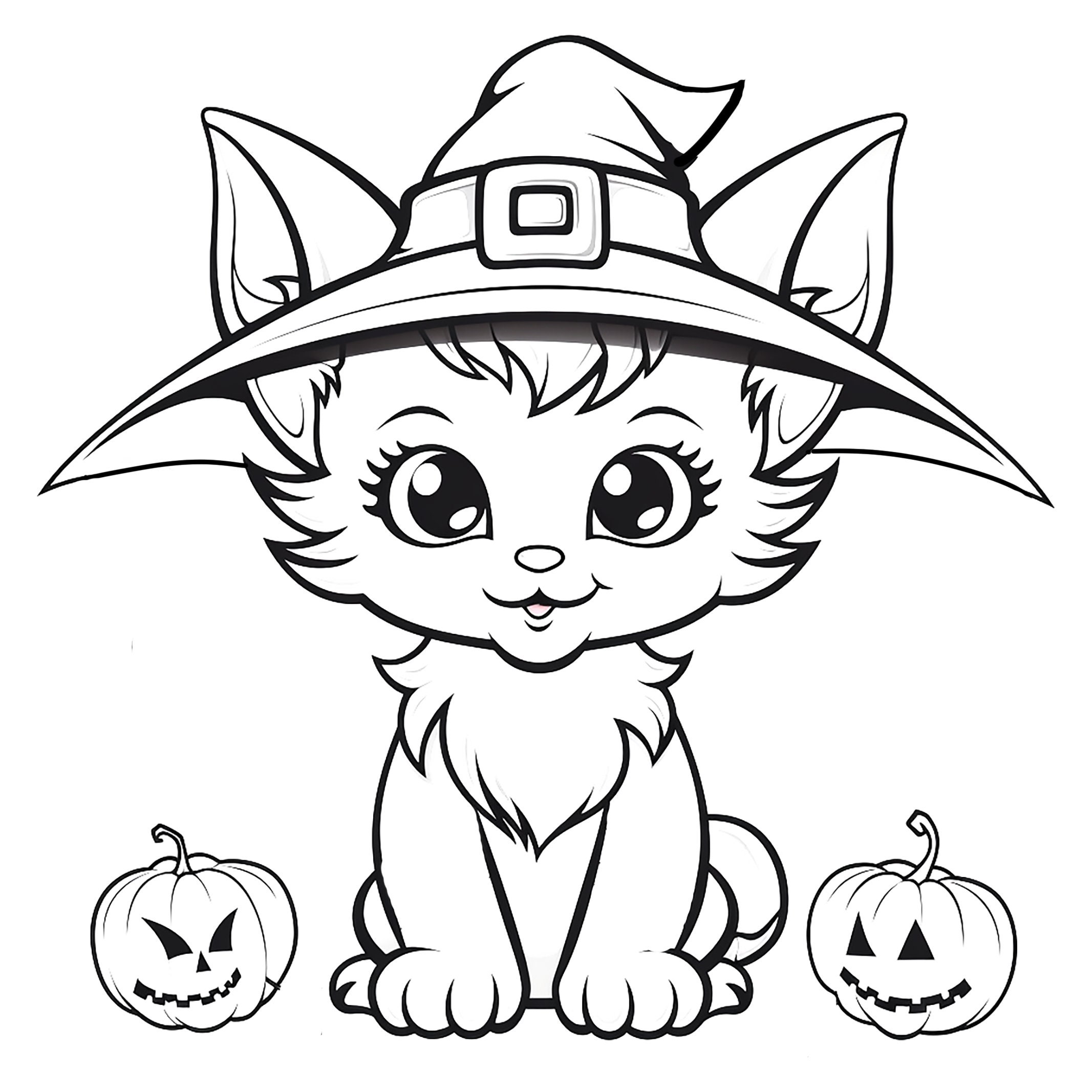 PRINTABLE Halloween Coloring Pages for Kids Digital Download - Etsy