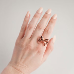 FARFALLE electroformed copper pasta collection ring image 1