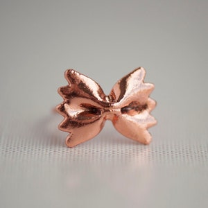 FARFALLE electroformed copper pasta collection ring image 3