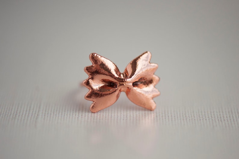 FARFALLE electroformed copper pasta collection ring image 3