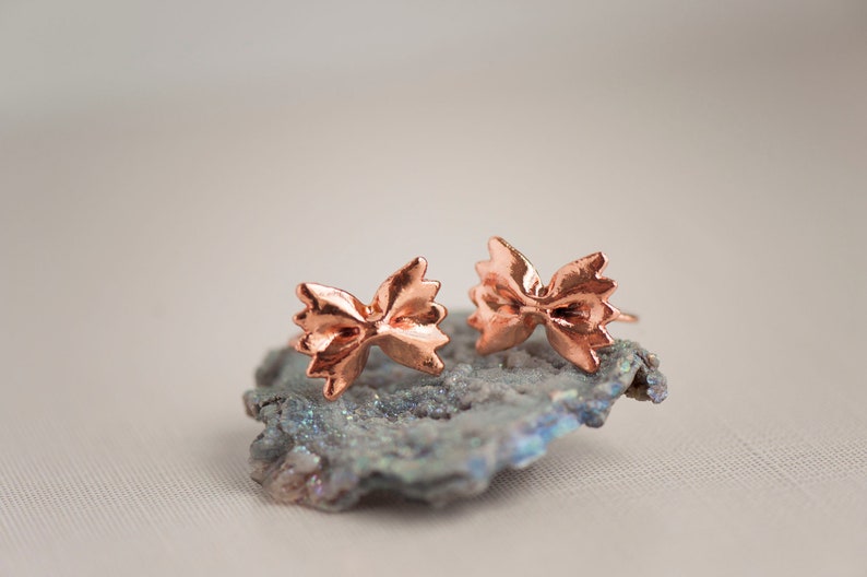 FARFALLE electroformed copper pasta collection ring image 5