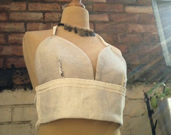 Yuppik - Linen - Frayed Fairy Top -