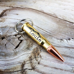 AK-47 Bullet Keychain - Custom Engraved - Handmade - Gifts For Him - Gifts For Her - Personalized Gifts - Fathers Day Gift - Keychain
