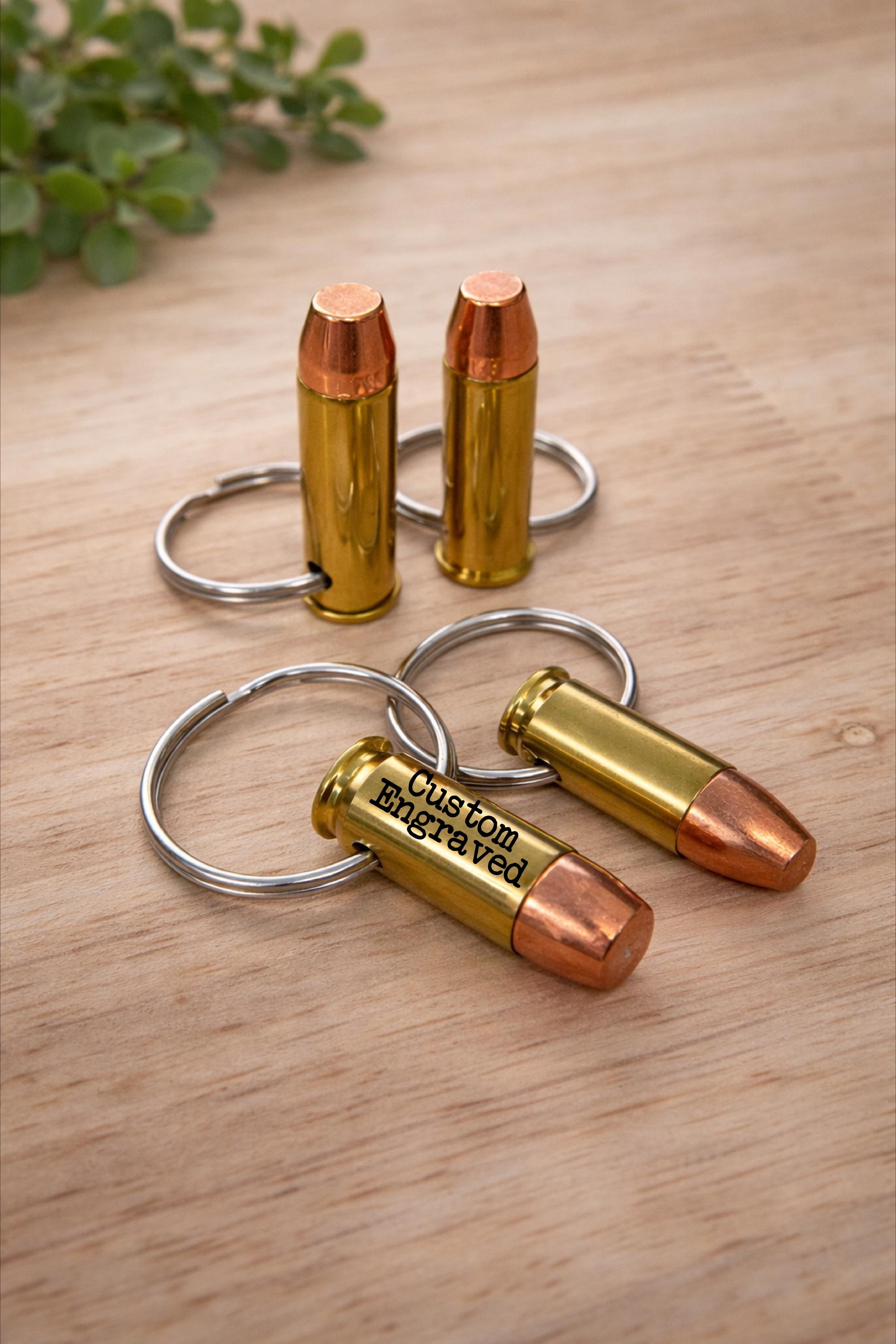 Bullet Keychain - Custom Engraved - Personalized - Handmade - Etsy
