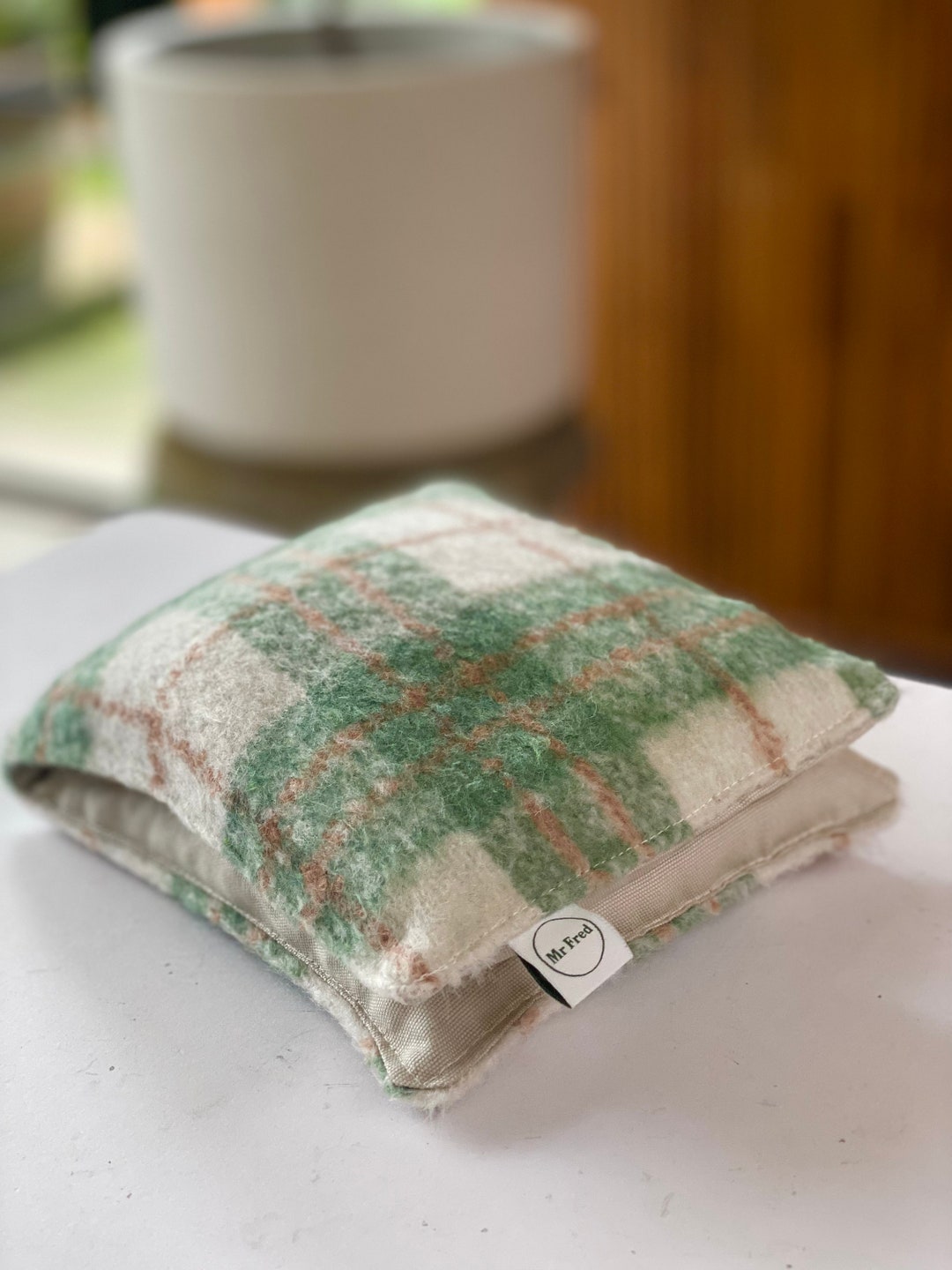 Heat Pack, Green, Heat Bag, Lupine, Tartan, Check Fabric, Relaxation