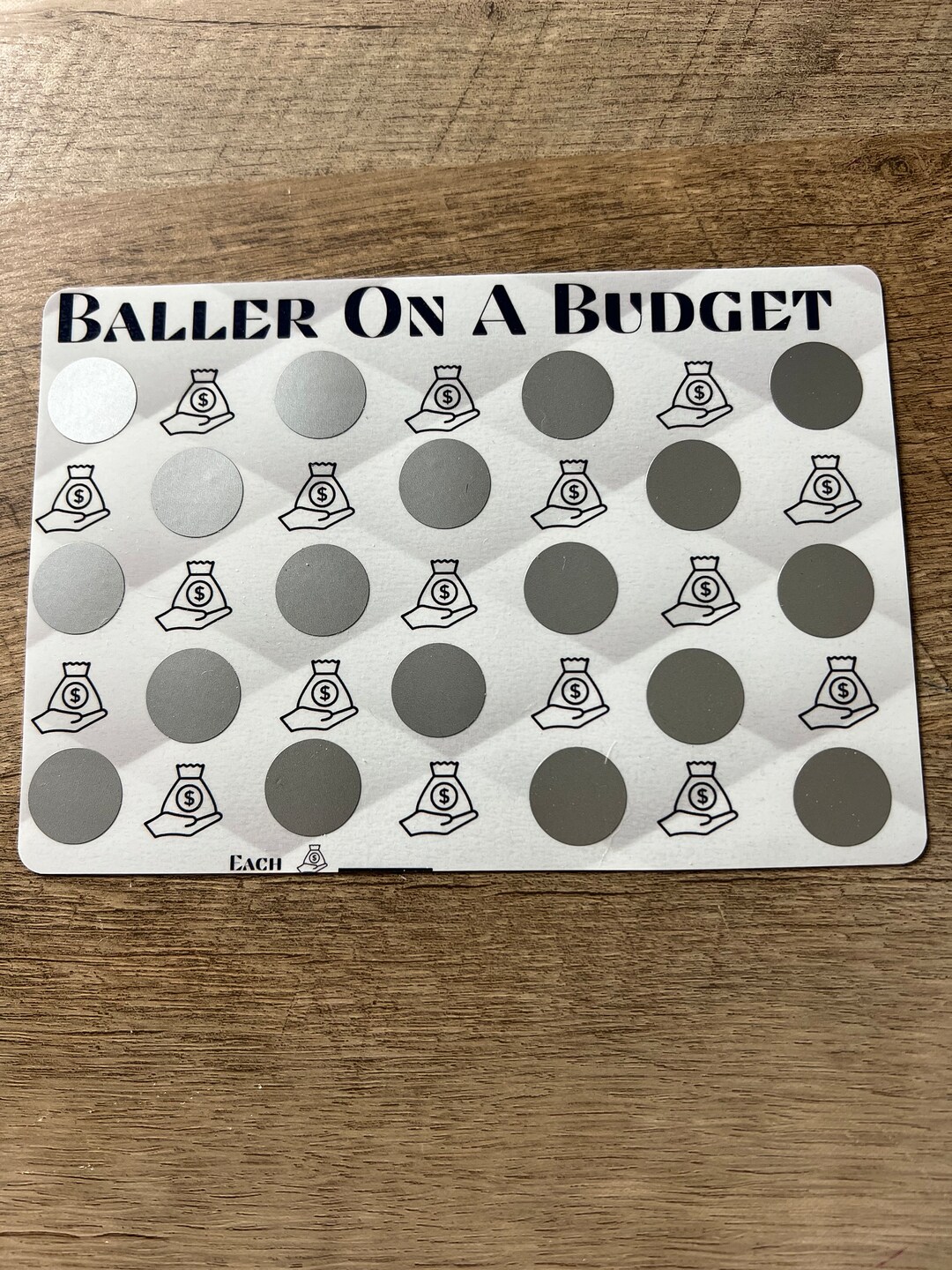Baller on A Budget Savings Challenge Save 210 Etsy