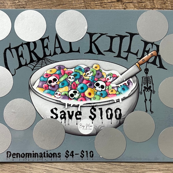 Cereal Killer Scratch Off Savings Challenge || Save 100 || Mini Savings Challenge