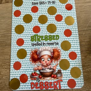 Stressed Spelled In Reverse Is Dessert Scratch & Roll Savings Challenge || Save 65+ || Funny Food/Cooking Scratch Off Savings Challenge