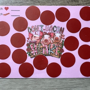 Défi épargnez du lard Don't go bacon My Heart || Défi de la Saint-Valentin || Économies mystère || Épargne à faible revenu