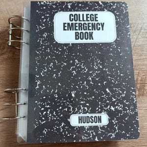 College Notfall Spar-Challenge Buch || Geschenkkarte Sparbuch || 13 Kategorien