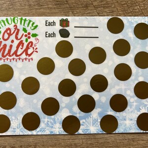 Naughty Or Nice Mystery Christmas Savings Challenge || Scratch Off Savings Challenge || A5 ||