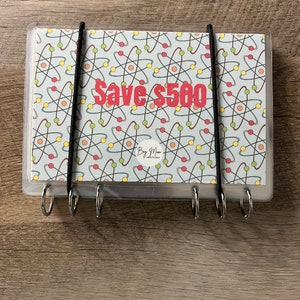 Geek(ed) Out Savings Challenge Book || Save 500 || 10 Laminated Scratch Off Envelopes