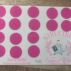 Girls Trip Travel Club Sfida di risparmio gratta // Risparmia 150