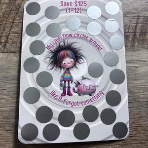 My Cash Flow Circles Around Savings Challenge || Save 125 || Funny Scratch Off Savings Challenge