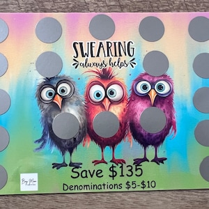 Swearing Always Helps Savings Challenge || Save 135 || Funny Savings Challenge