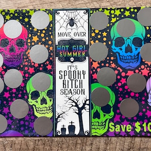 It&#39;s Spooky Bitch Season Savings Challenge || Save 100 || Funny Scratch Off Savings Challenge