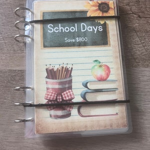 Livro Desafio de Economia para Dias Escolares || Economize 800 || 11 Envelopes Laminados para Raspar