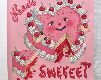 Feels Sweet (unframed) ORIGINAL PAINTING