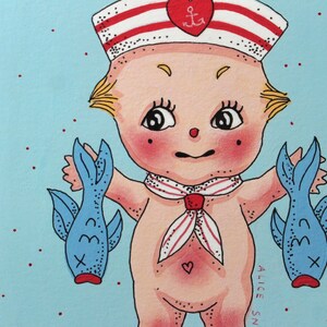 Sailor Kewpie PRINTS image 4