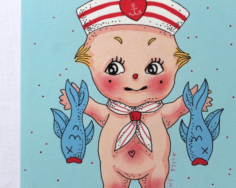 Sailor Kewpie PRINTS image 4