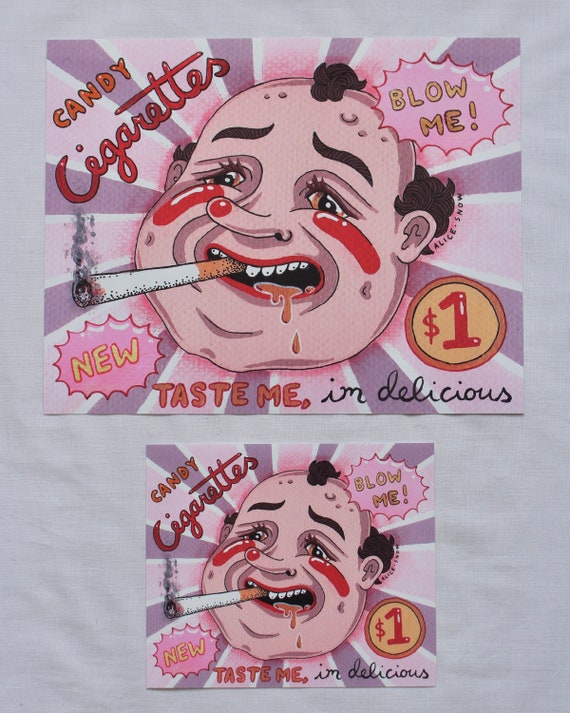 Candy Cigarettes Small Print 5 X 6 Etsy Candy Cigarettes Small Print 5 X 6 Etsy