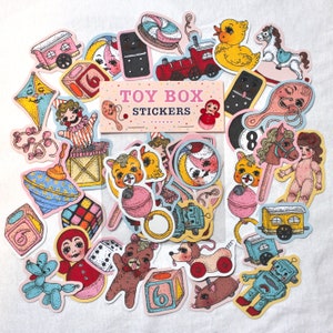 Spielzeugkiste STICKER (29 Stück)