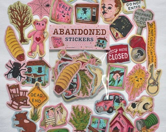 Abandoned STICKERS (30 pack)