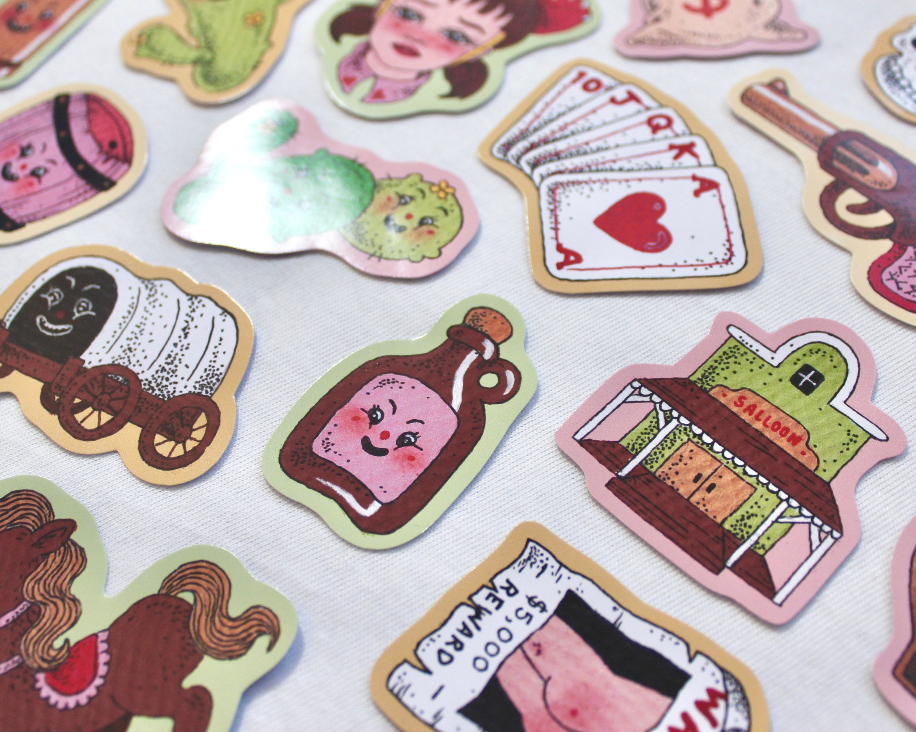 Cowboy STICKERS (25 Pack) - Etsy