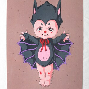 Bat Kewpie PRINTS image 2