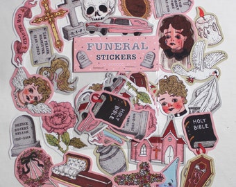 Funeral STICKERS (25 pack)