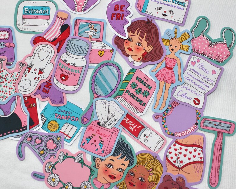 Girlhood STICKERS 30 pack image 2