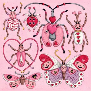 Love Bugs PRINTS image 1