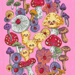 Mushrooms PRINTS image 1