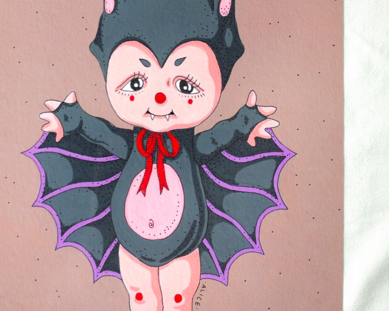 Bat Kewpie PRINTS image 4