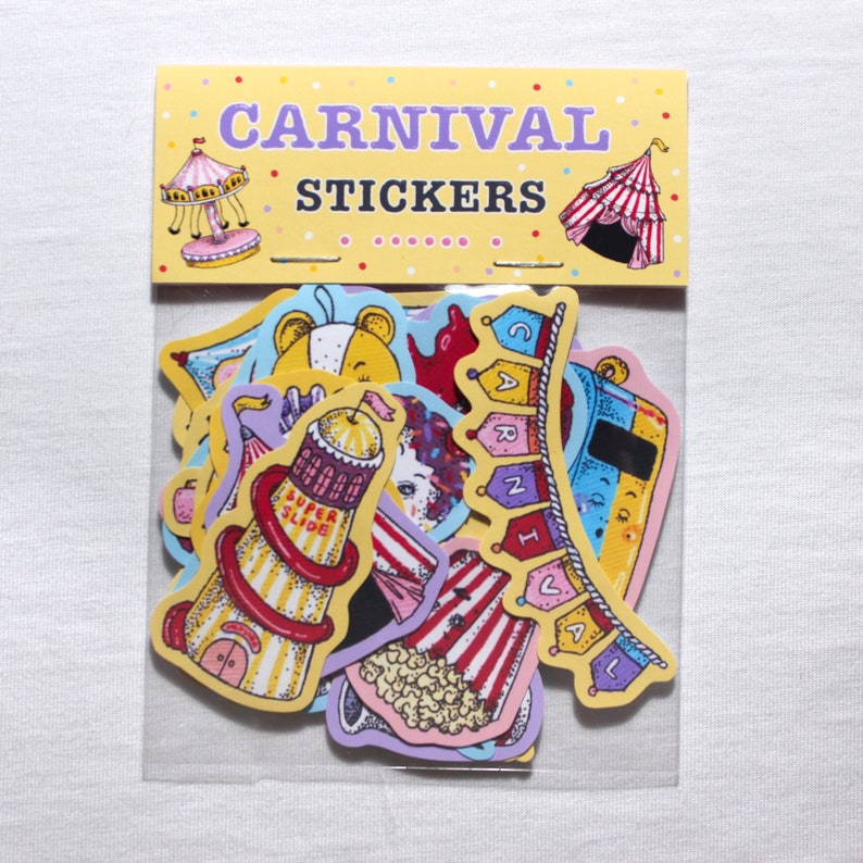 Carnival STICKERS 30 pack image 2