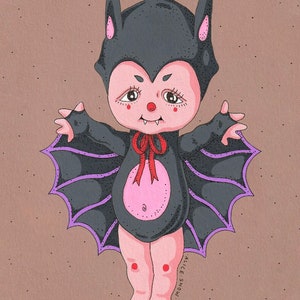 Bat Kewpie PRINTS image 1