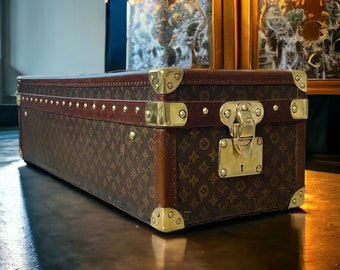 Antique Louis Vuitton Bibliothekskoffer - Encyclopedia Britannica um 1910 - Collector Piece - LV Book Trunk - Chest -Suitcase
