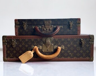 Louis Vuitton Suitcase Set 2 Trunks - Koffer - Vintage - LV - Trunk