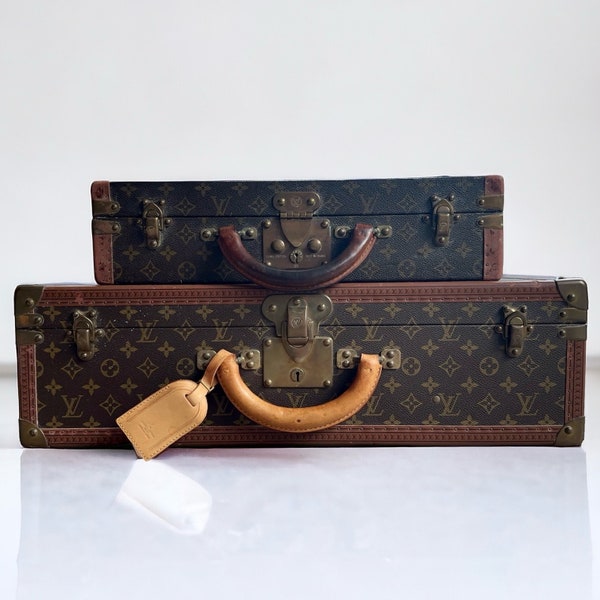 Louis Vuitton Suitcase Set 2 Trunks - Koffer - Vintage - LV - Trunk
