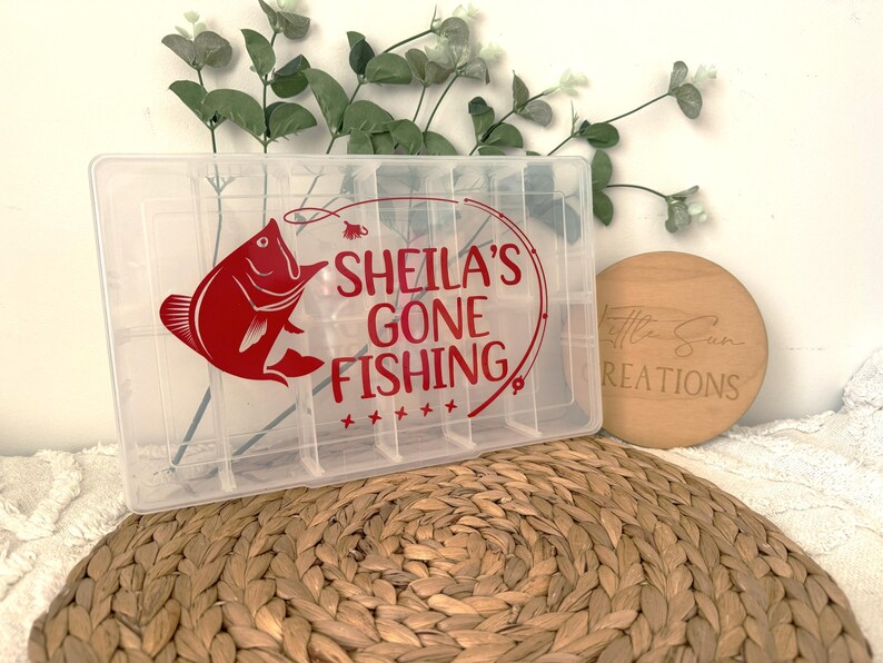 Personalised Tackle Box (large) I Personalised Fishing Gifts I Gifts ...