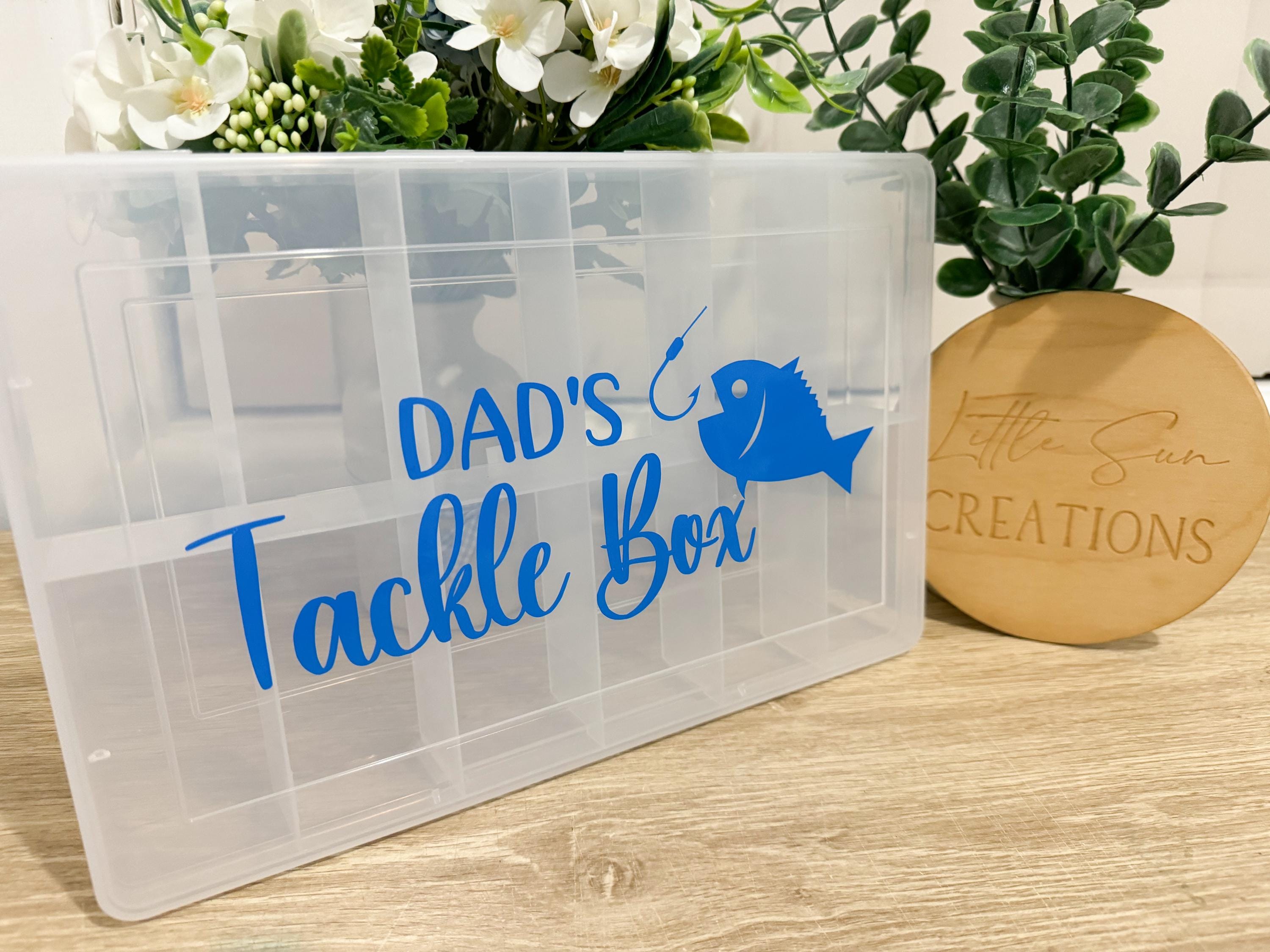 Personalised Tackle Box (large) I Personalised Fishing Gifts I Gifts ...