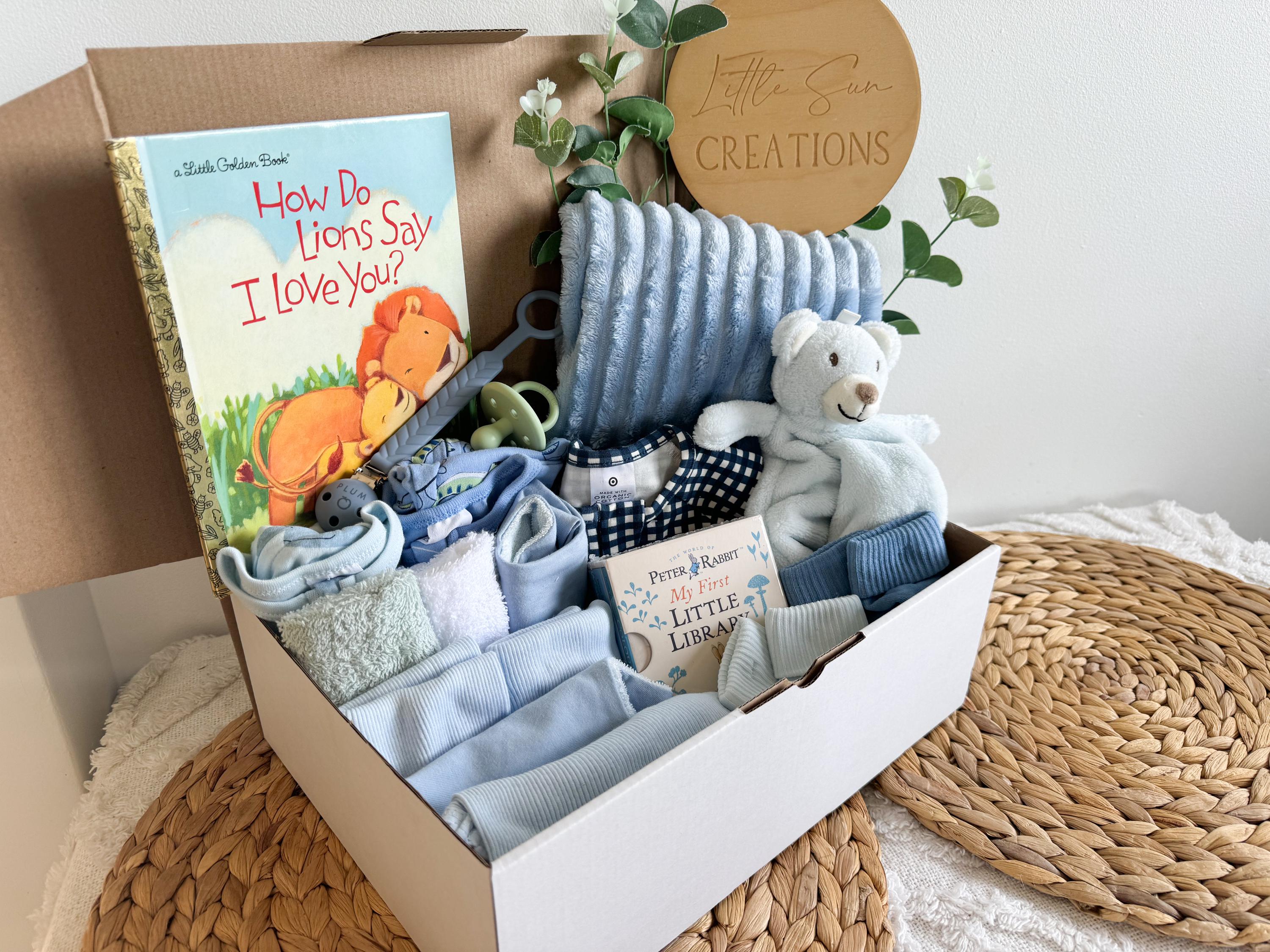 LARGE Baby Shower Hamper I Newborn Gift Hamper I New Baby Gift I Mum ...
